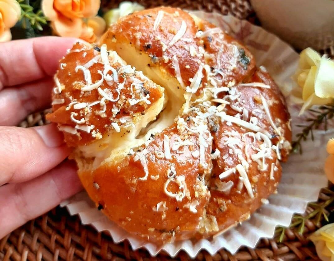 Resep Korean Garlic Bread Cream Cheese Praktis Cukup 3 Langkah